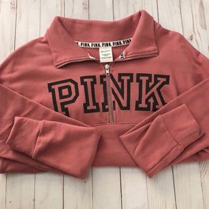 NWOT Victoria’s Secret PINK quarter zip
